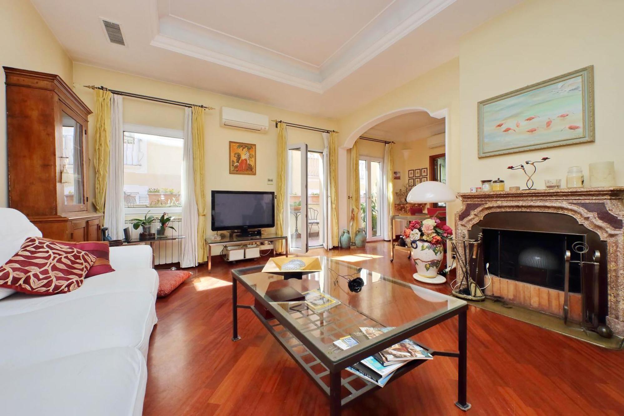 4Bnb - Luxury Trevi Apartment W Terrace Roma Eksteriør bilde